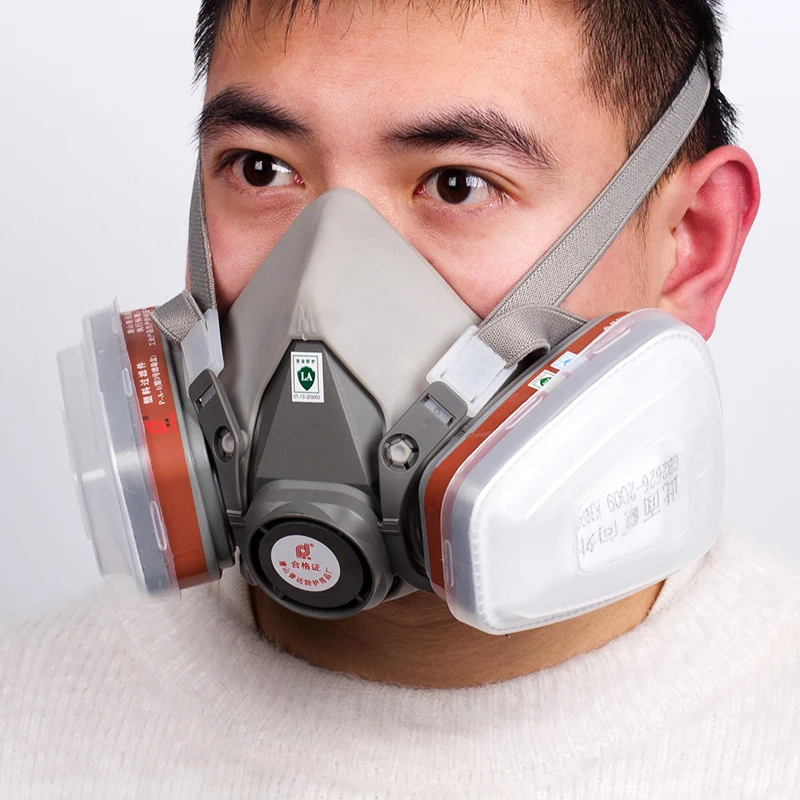 410 Maschera Antigas/Vernice Spray A Gas Organica Decorazione Chimica Formaldeide Lucidatura Polvere E Gas Mezza Maschera