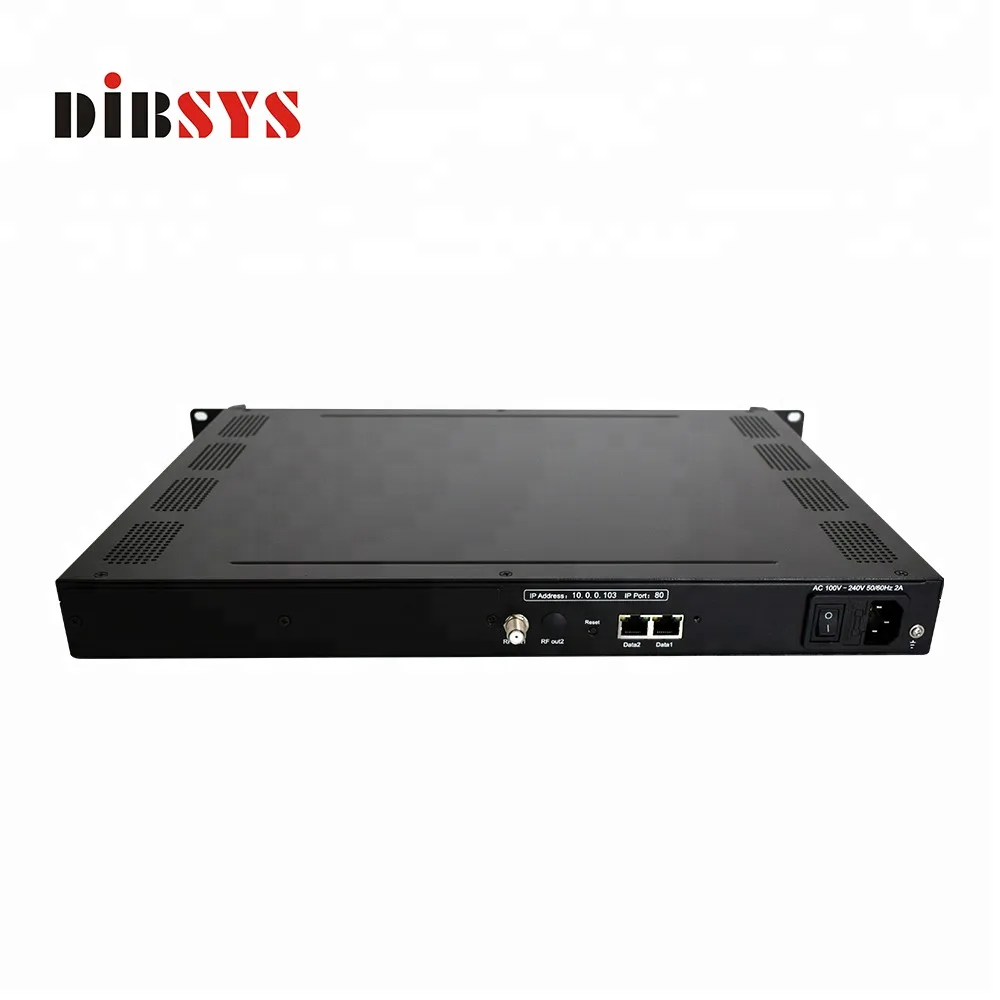 Modulatore Iptv Qam Con Lcn Epg Per Opzione Headend Digitale Tv Via Cavo Uscita 16/32 Qam