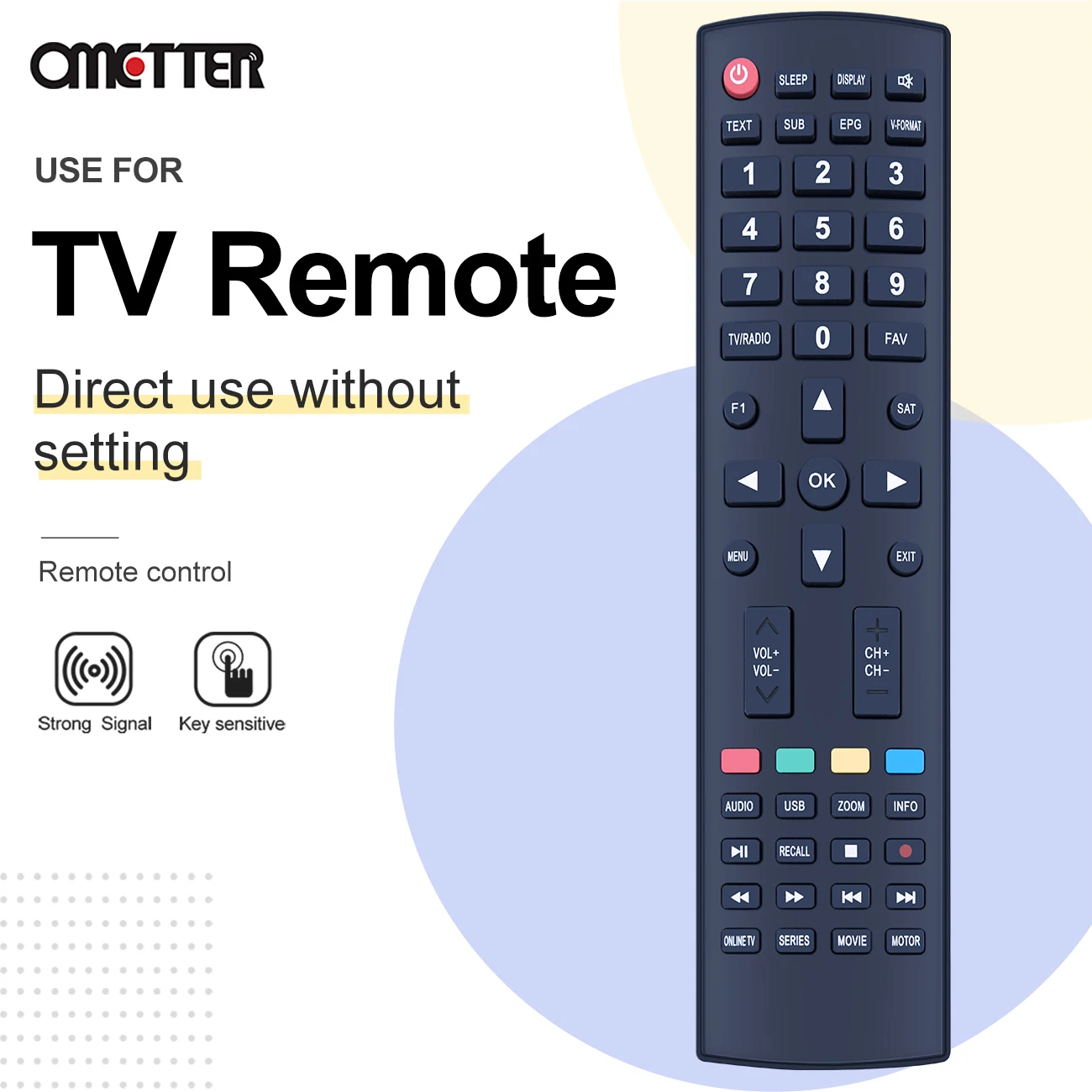 Nuovo Per Istar Iptv Sostituire Il Telecomando A9700 A9000 A8000 Zeed444 A1600 A8500