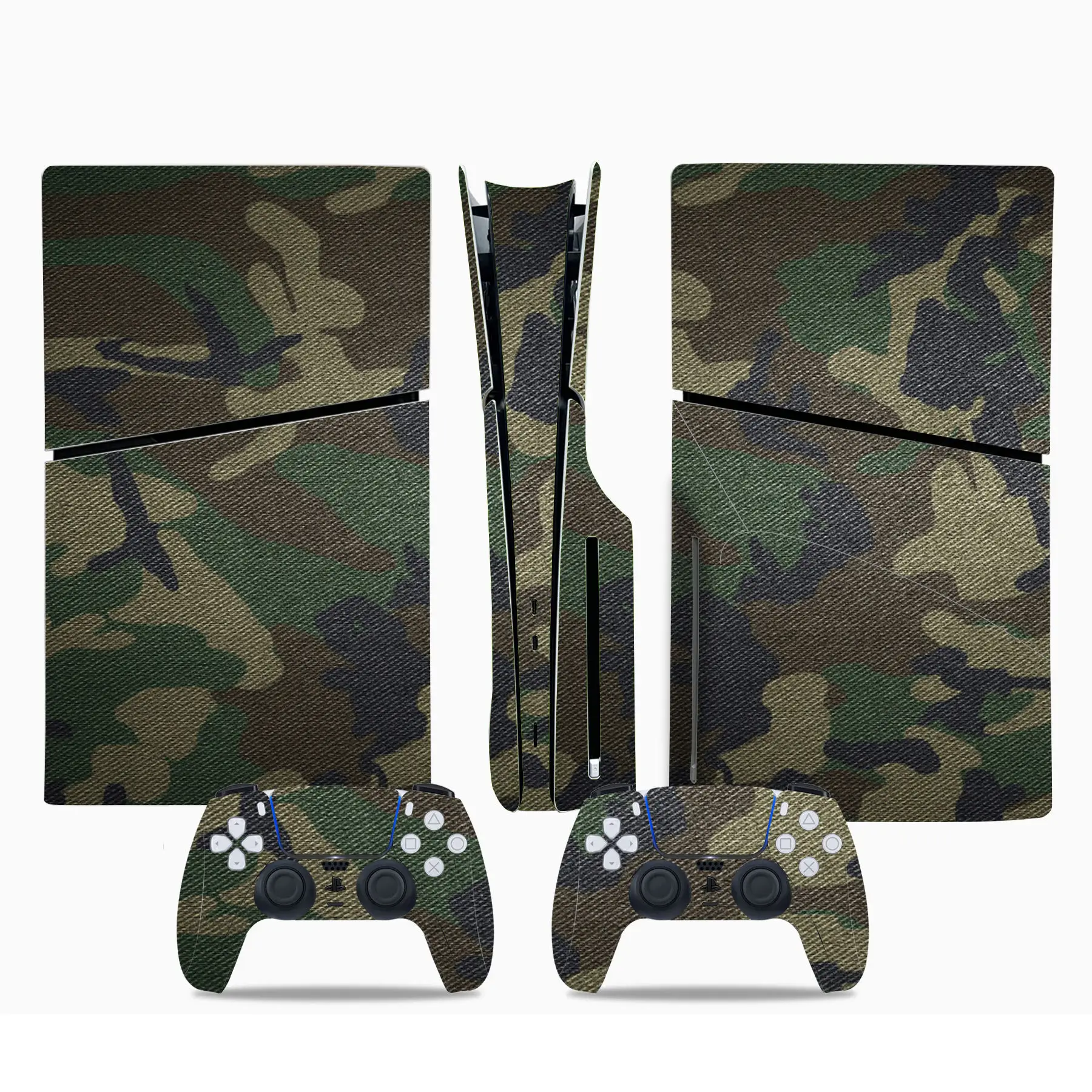 Camouflage New Game Ps5 Slim Disc Edition Skin Sticker Decalcomania Cover Per Ps5 Slim Disk Console Controller Ps5 Slim Skin Sticker