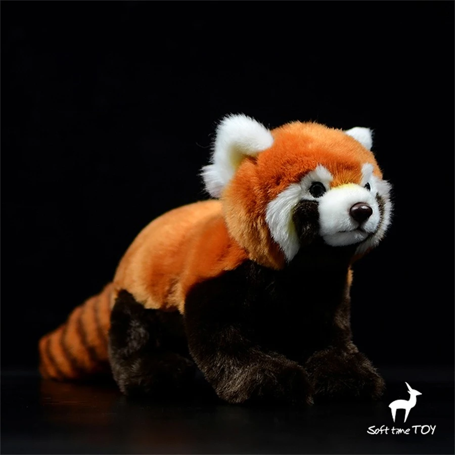 Procione Alta Fedeltà Panda Rosso Carino Peluche Panda Lesser Peluche Animali Realistici Simulazione Bambola Di Pezza Giocattolo Regali Per Bambini