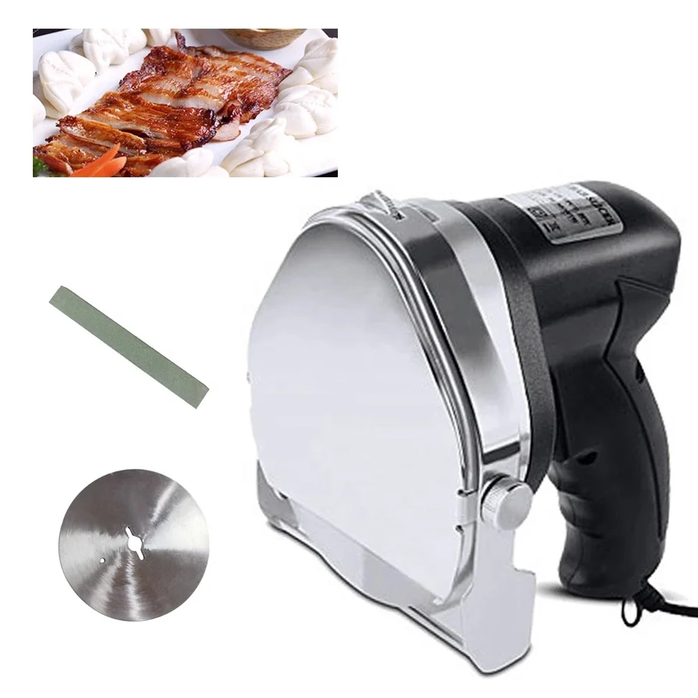 Affettatrice Elettrica Commerciale Per Kebab Doner Knife Shawarma Cutter Macchina Per Tagliare La Carne Arrosto Portatile Coltello Giroscopico 220-240