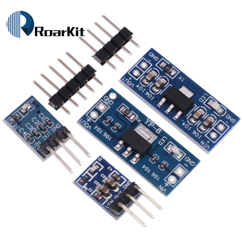 Ams1117 3.3V 5V Dc-Dc Modulo Di Alimentazione Step-Down Ams1117-5.0V Power Buck Module Ams1117-3.3V Ldo 800Ma
