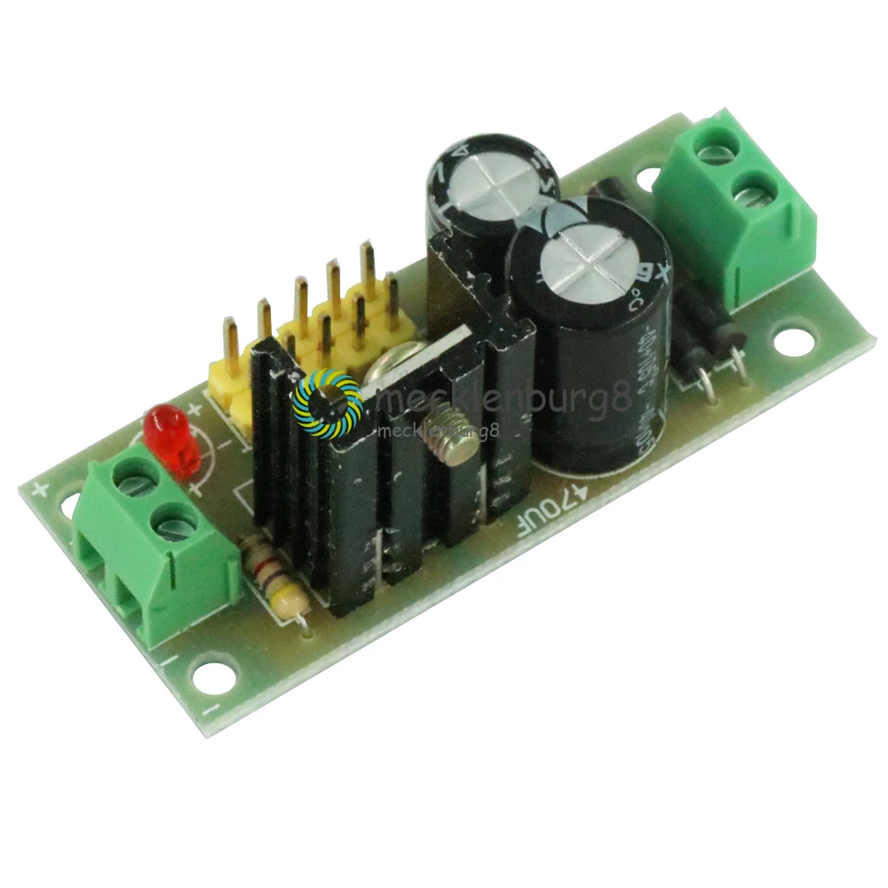 Nuovo Convertitore Step-Down L7805 Lm7805 Modulo Di Alimentazione Buck Per Controller Da 7.5 V-20 V A 5 V Per Arduino