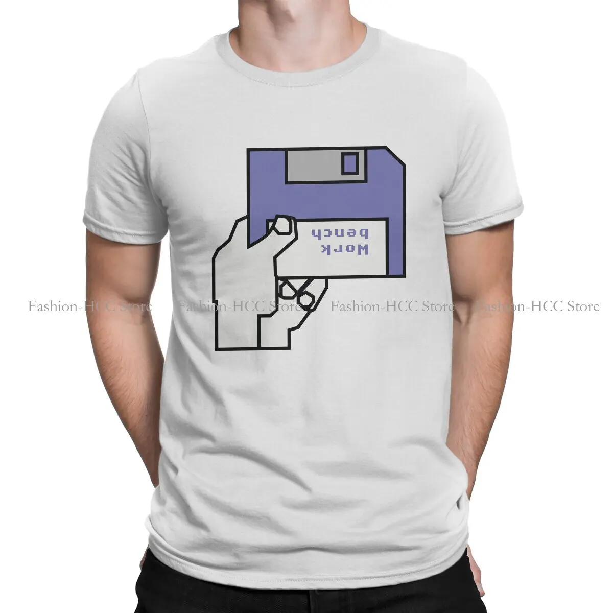 Amiga 500 Tshirt Per Uomo Work Bench Humor Casual Tee Shirt Novità Trendy Fluffy