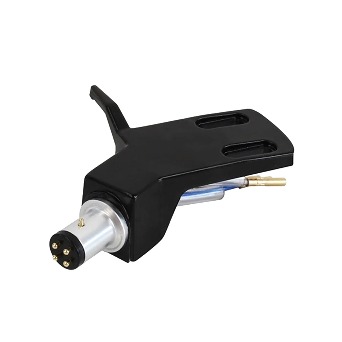 Giradischi Headshell In Lega Di Alluminio Headshell Record Giradischi Ago Di Ricambio Phono Stylus Cartucce Rack Nero