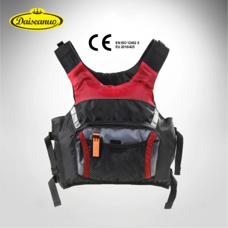Giubbotto Di Salvataggio Originale Approvato Ce 100N Uomo 100Kg + Tasche Grandi Giubbotto Di Salvataggio Donna Pfd Swim Fish Kayak Vest Sport Acquatic