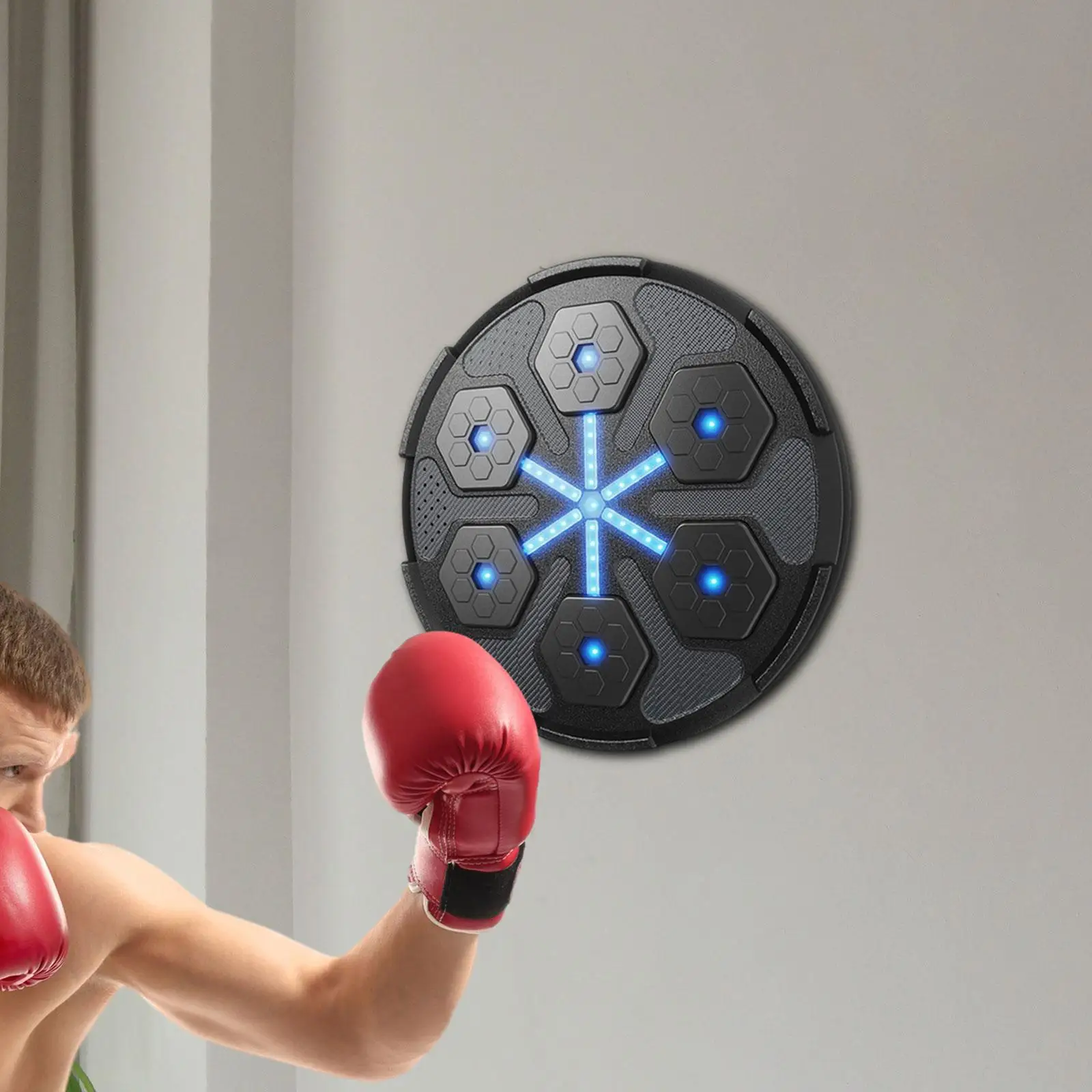 Macchina Da Boxe Sanda Esercizio Musica Elettronica Boxe Wall Target Training Equipment Boxing Target Reaction Target Punching Pad