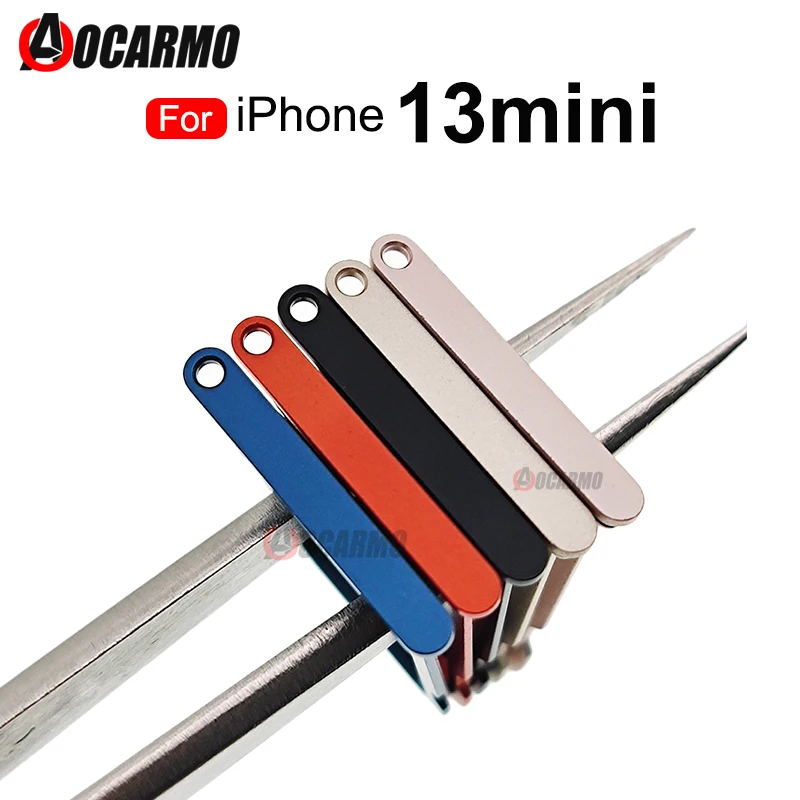 Supporto Per Slot Per Sim Card Sim Nero/Rosso/Argento/Rosa/Blu Per Iphone 13 Mini 13 Mini Parti Di Ricambio