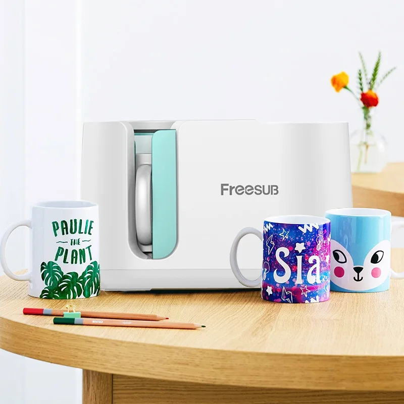 Freesub New Heat Press Machine Pro Mug Press Machine Cricut Automatic 11Oz 15Oz Mug Printing Machine Pd150