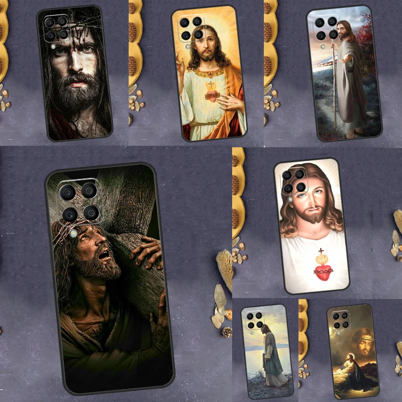 Custodia Divine Mercy Jesus Per Samsung Galaxy M33 M53 M13 M23 M14 M54 M11 M21 M31 M51 M12 M22 M32 M52 M31S Coque