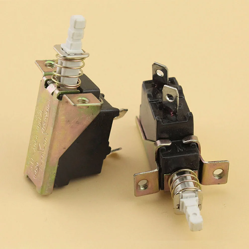 5 Pz Riscaldatore Interruttore A Ingranaggi 10A 250V Ac Spst 2 Pin Pulsante Interruttore Di Alimentazione Kdc-A04-88 Kdc-A04 Dalla Serratura