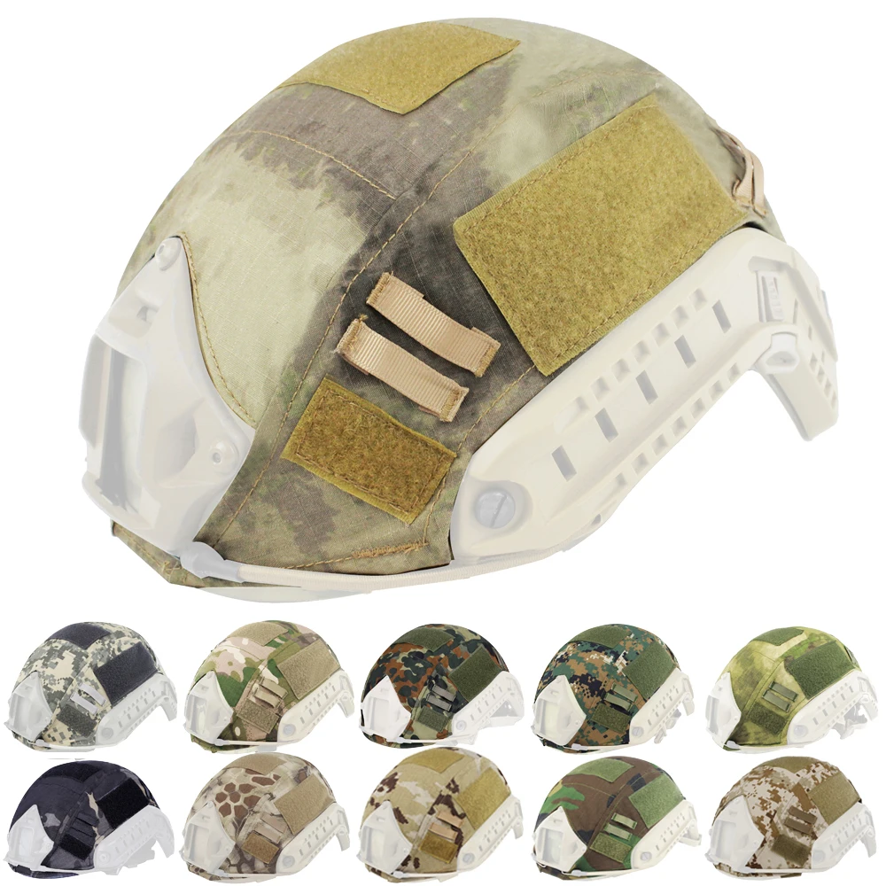 Copertura Per Casco Militare Veloce Per Mh Pj Tactical Army Airsoft Paintball Multicam Cover Caccia Ops-Core Accessori Per Casco