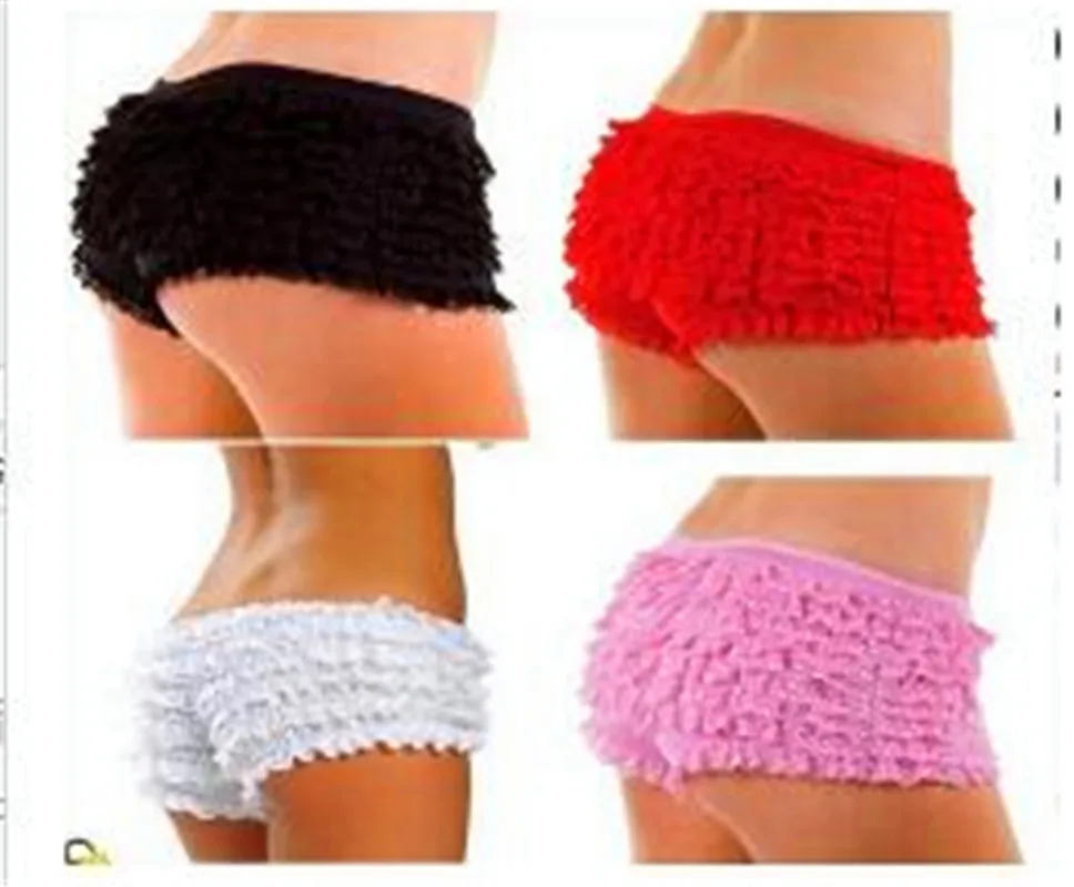 Mutandine Da Donna In Pizzo Arruffato Bloomers Mutandine Di Moda Per Donna Lingerie Sexy Burlesque Bo Peep Panty Frilly Knickers