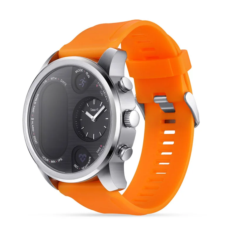 T3 Pro Smart Watch Dual Time Impermeabile Ip67 Cardiofrequenzimetro Bluetooth Activity Tracker Smartwatch Sport Per Ios Android