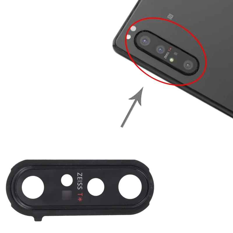 Camera Lens Cover For Sony Xperia 1, Sony Xperia 1 Ii, Sony Xperia 1 Iii Rear Camera Frame With Lens
