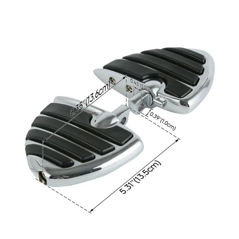 Moto Maschio Mount Wing Pedane Poggiapiedi Pedale Per Harley Suzuki Honda Goldwing Touring Sportster Dyna V-Rod Softail Flh Flhs