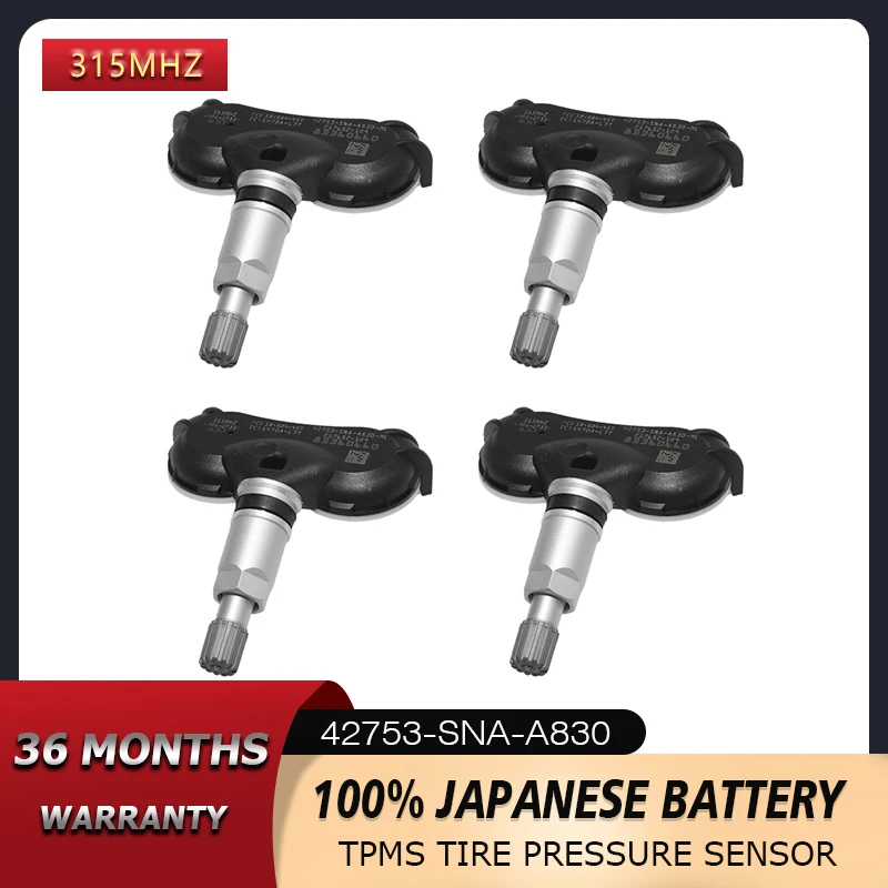Tpms Per Honda Fit Crz Insight Odyssey Element Civic Sensore Di Pressione Dei Pneumatici 315Mhz Muslimatexmuslimah