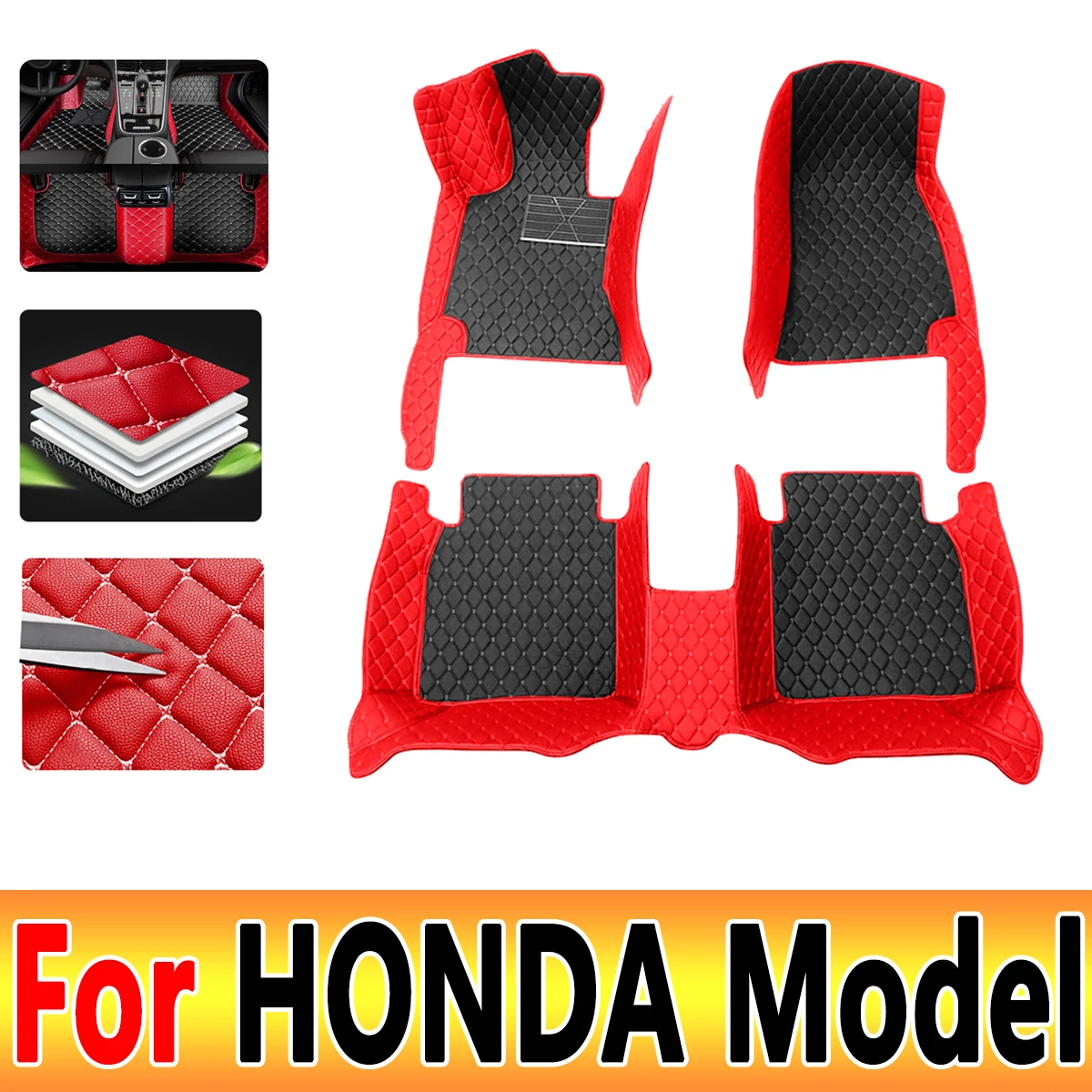 Tappetini Per Auto Pavimento Per Honda Crv Forte