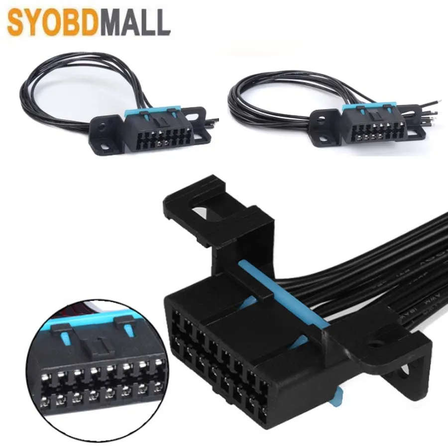 Universal Can Fai Da Te Obd2 Spina Femmina A 16 Pin Per Buick/Cruz/Cadillac/Audi Connettore Refit Per Auto Odb 16 Pin Spliter Per Aprire Il Cavo