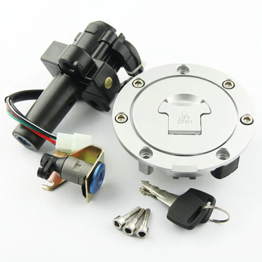 Blocco Interruttore Accensione Gas Carburante Moto Con Kit Chiave Per Honda Cb750 F2 Cb Sette Cinquanta Rc42 Cb1300 35010-Mw3-611 35010-Mw3-610