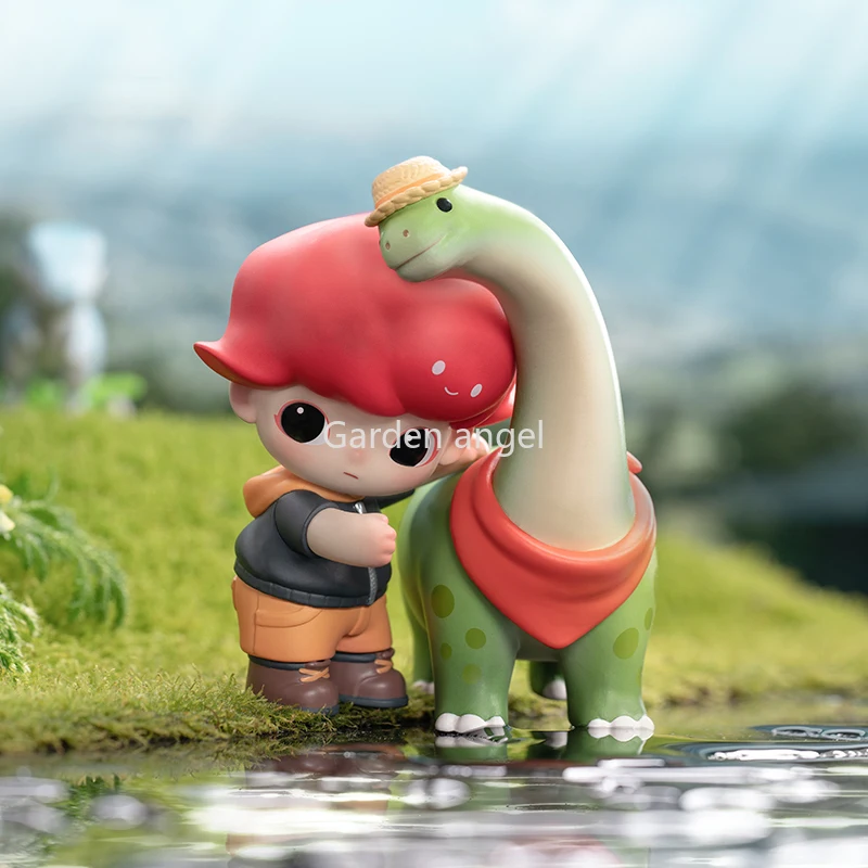 Pop Mart Dimoo Jurassic World Series Blind Box Toy Caja Ciega Kawaii Doll Action Figure Figurine Da Collezione Model Mystery Box