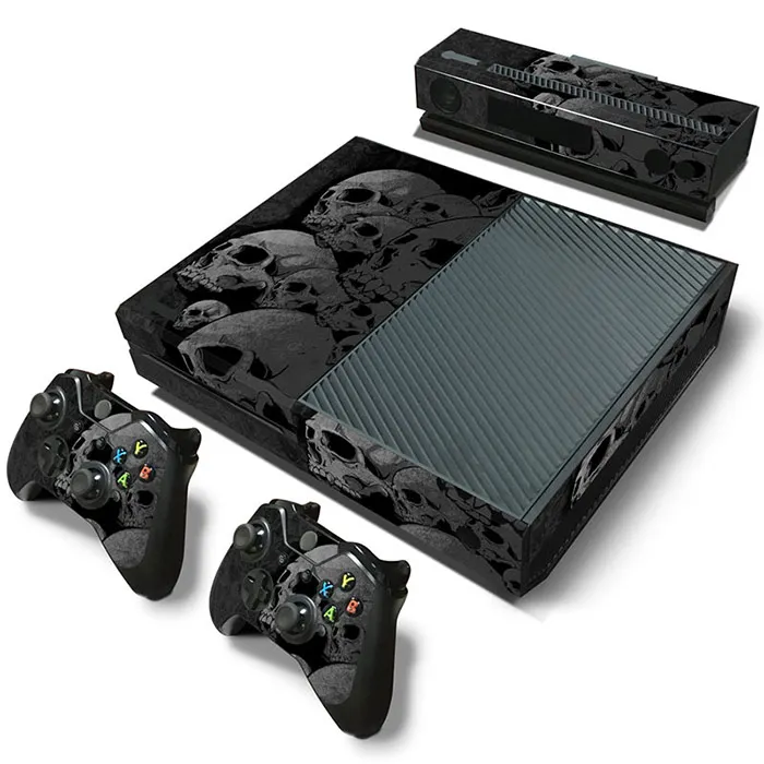 Adesivo Skin Per Xbox One Console Controller Decal Vinyl Cover Skull Design