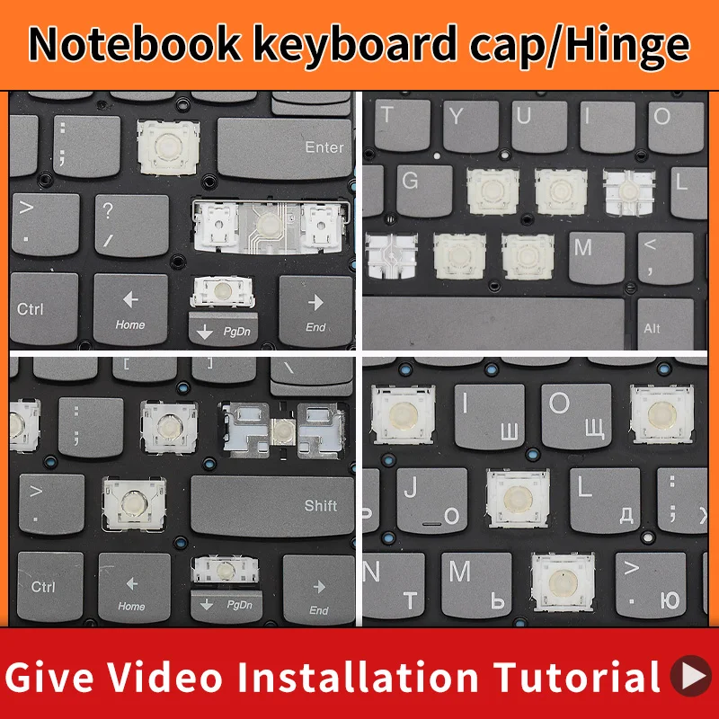 Sostituzione Keycap Key Cap Cerniera Per Lenovo Yoga 730-13Ikb 730-13Iwl 730-15Ikb 730-15Iwl 530-14Ikb Flex 6-14Arr 6-14Ikb Tastiera