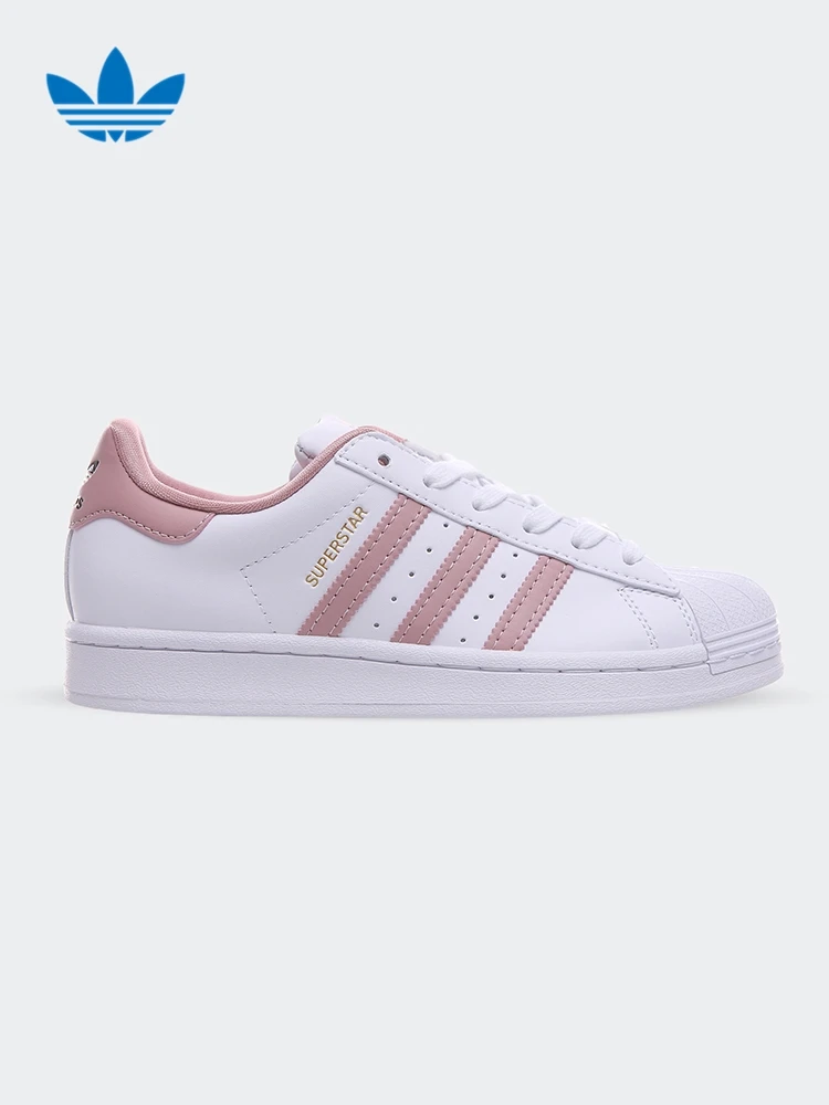 Original Adidas Superstar Clover Scarpe Bianche Da Donna Shell Head Scarpe Casual Scarpe Da Tavola Sneakers