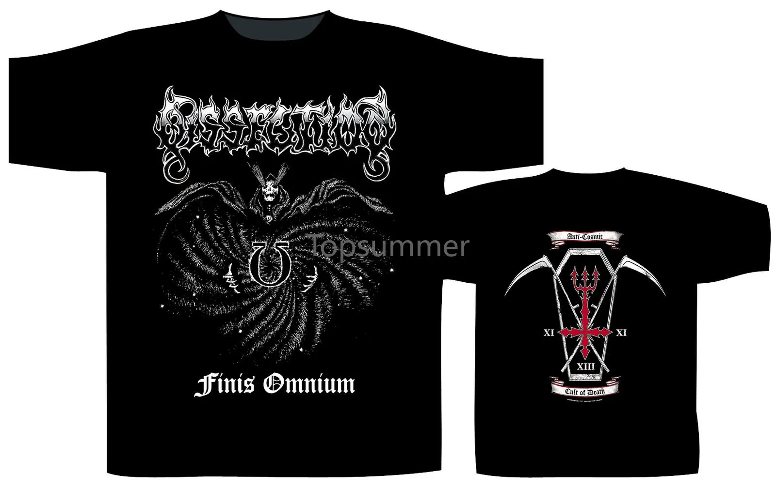 Dissezione Finis Omnium T-Shirt Neu Und Offiiell T Shirt Uomo Tees Abbigliamento Di Marca T-Shirt Con Stampa Divertente