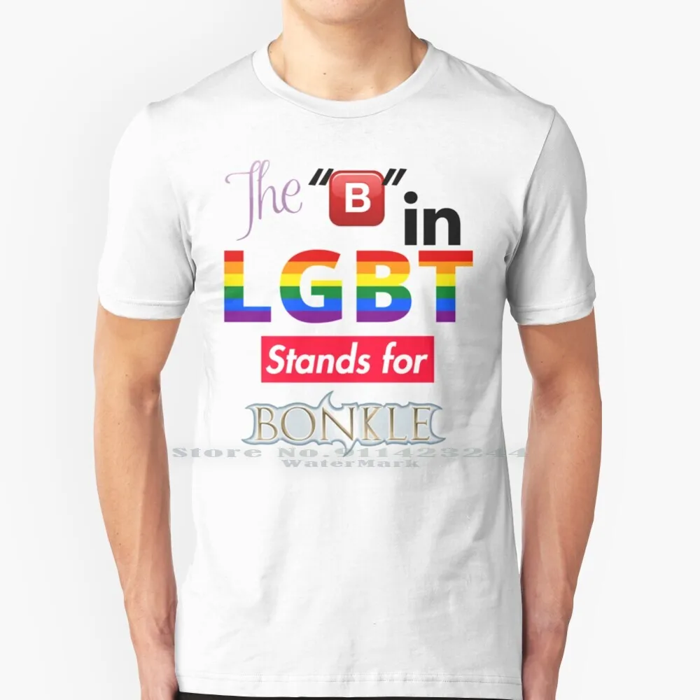 (Originale) The B In Lgbt Stand Per Bonkle T Shirt Cotton 6Xl Lgbt Pride Bionicle