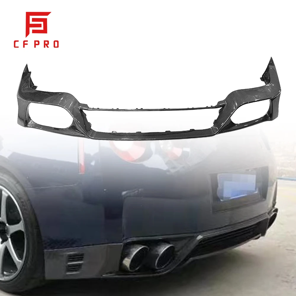 Splitter Diffusore Paraurti Posteriore Stile Oem In Vera Fibra Di Carbonio Gtr R35 Per Nissan Gtr R35