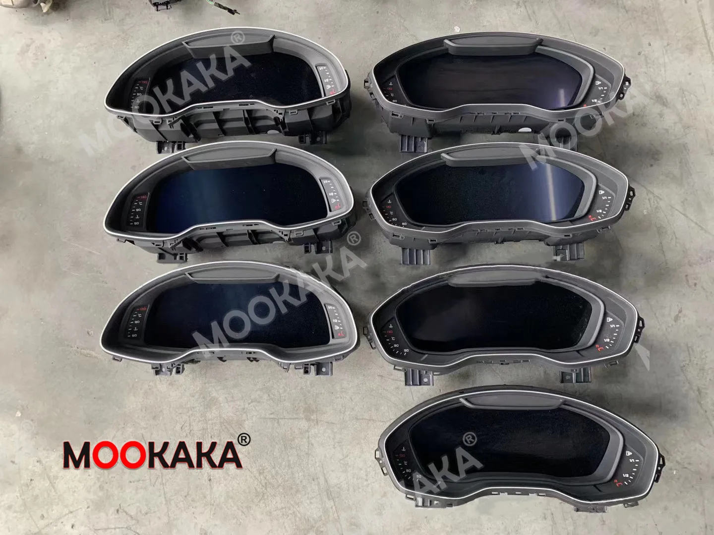 Mookaka Pannello Cruscotto Digitale Strumento Virtuale Cluster Cockpit Lcd Per Audi A4L Rs4 A5 Rs5 A6L Rs6 A7 S7 Q7 Tt Q5