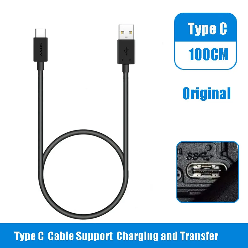 Cavo Da Tipo C A Usb Originale Per Cavo Dati Di Ricarica Per Penna Di Registrazione Sony Mp3 Walkman Nwz-M504 Lettore Musicale Trasferimento Da Micro 