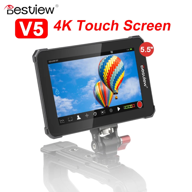 Bestview V5 4K Touch Screen Compatibile Con Hdmi Hdr 3D Lut Monitor 5.5 Pollici Full Hd 1920X1080 Ips Display Field Per Canon Sony Nikon