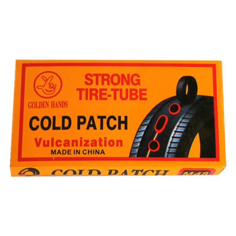 Bike Bicycle Cycling Kit Di Riparazione Dei Pneumatici Set Di Strumenti Camera D'Aria Patch Di Riempimento Dei Pneumatici Colla Free Cold Patch Sigill