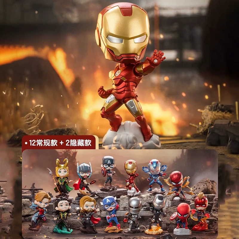 2023 New Genuine Popmart Marvel Infinite Legendary Series Handmade Blind Box Fashion Creative Gift Decoration