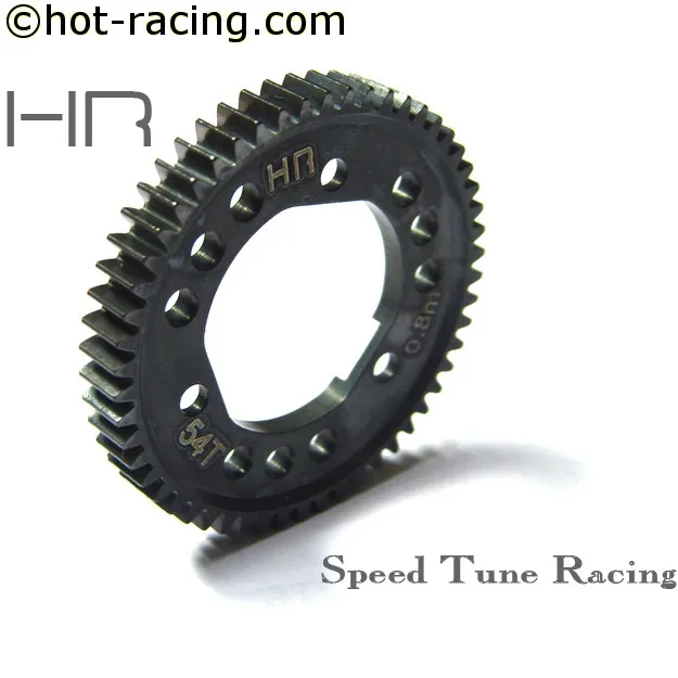 Ingranaggio Cilindrico In Acciaio Hr Da 48T A 54T 0.8 Passo Metrico Per Traxxas Slash 4X4 E Stampede 4X4