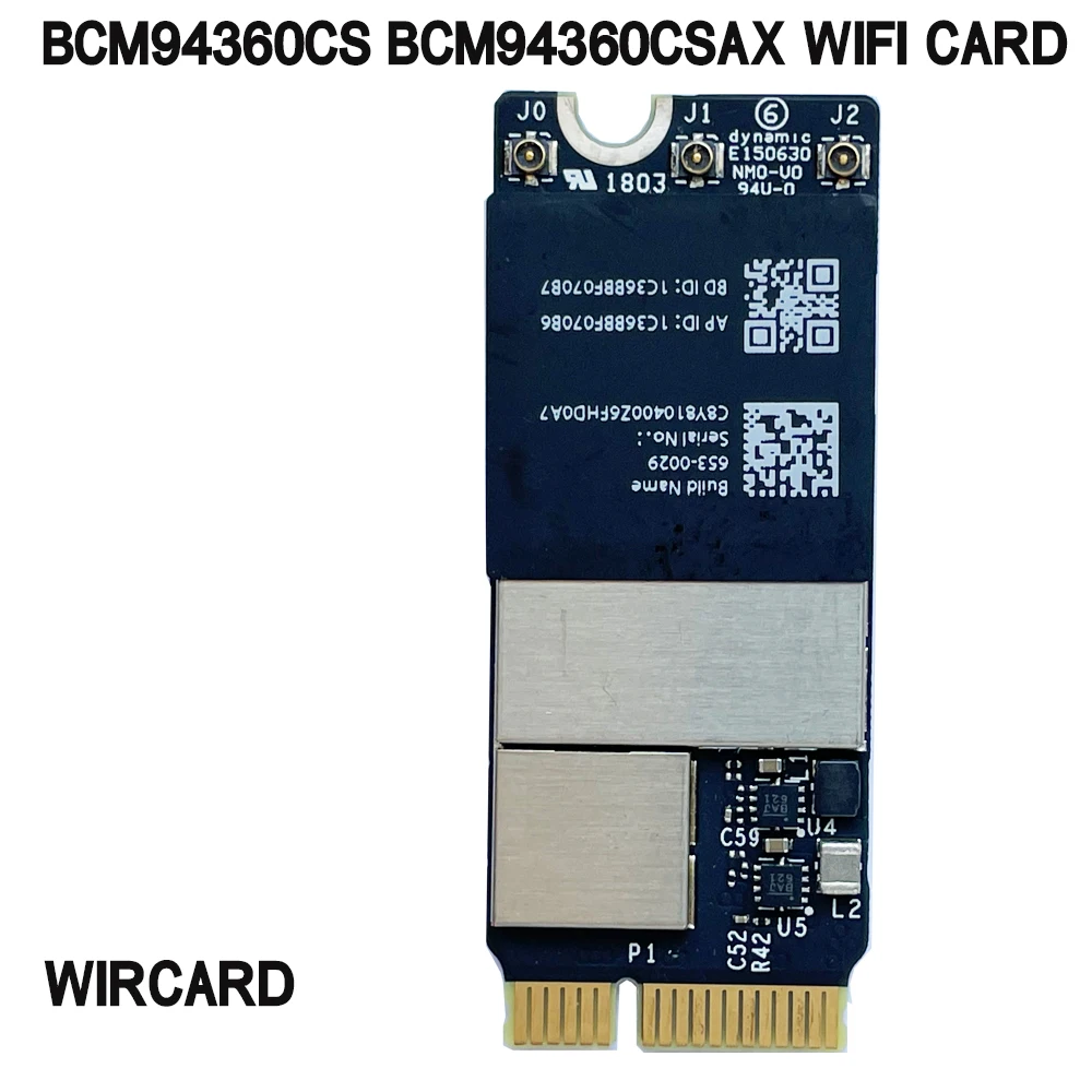 Wircard Card Wifi Wifi Card 802.11Ac Per Pro A1425 A1502 A1398 Testato Bt4.0