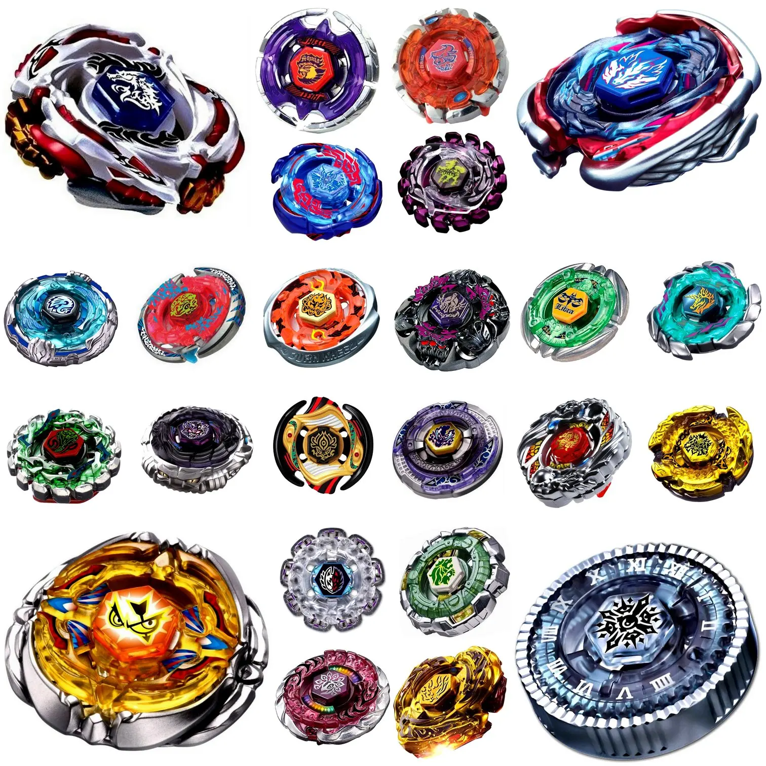 Beyblade Metal Fight Wbba Beys Bb35 Bb48 Bb59 Bb102 Bb80 Bb65 Bb4 Bb47 Bb55 Bb50 Bb43 Bb28 Bb105 Bb106 Bb104 Bb71 Bb82 Con Scatola
