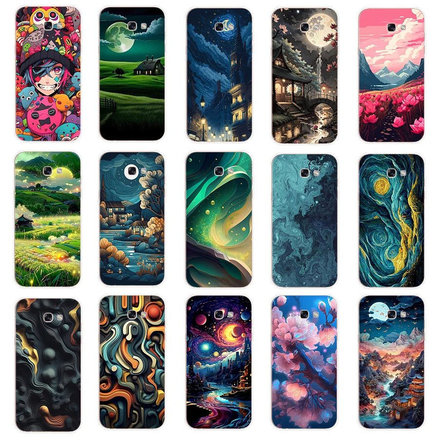 2 Per Galaxy A7 2015/A7 2016/A7 2017/A7 2018/Custodia Galaxy F13 Custodia Protettiva In Silicone Morbido Tpu