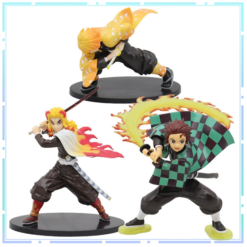 16Cm New Demon Slayer Kamado Tanjirou Kimetsu No Yaiba Kamado Nezuko Big Move Action Figure Pvc Model Toys Doll Regali Di Natale