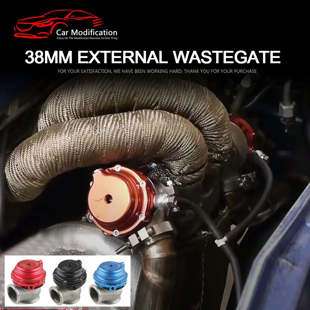 Tial 38Mm V-Band Turbo Collettore Prestazioni Wastegate Esterno Stile Compatto Con Logo