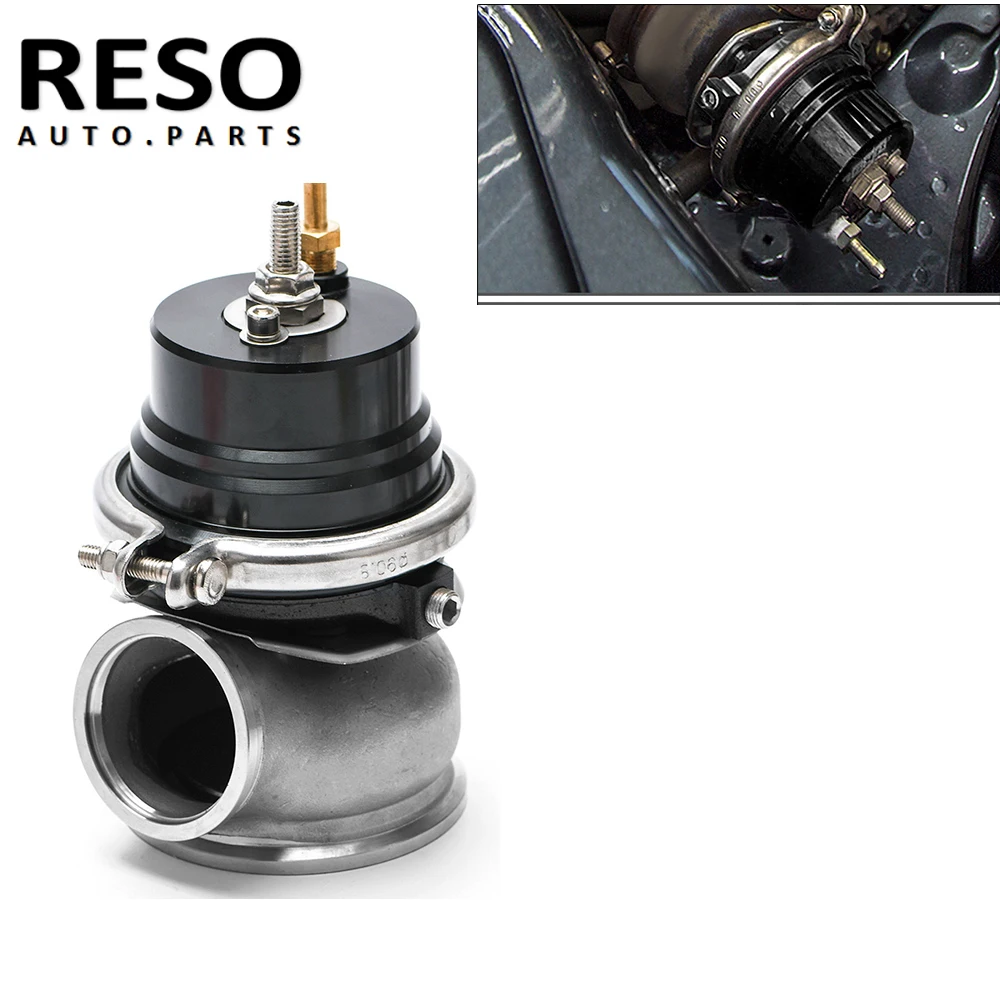 Kit Esterno Turbo Turbo Universale Da 60Mm Kit Esterno Turbo Wastegate Con Flangia A V E Morsetto Per Collettore Turbo