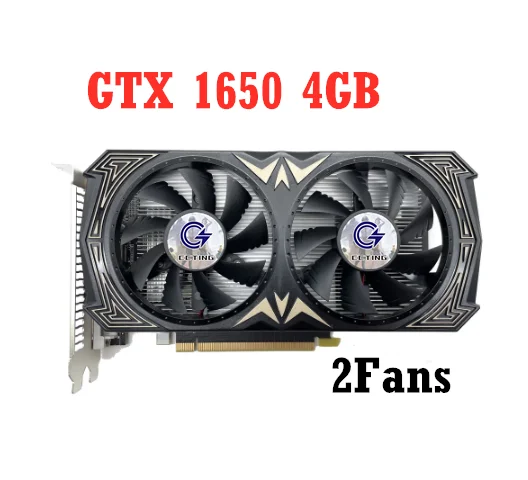 Gtx1650 Scheda Grafica Desktop Da 4Gb Gaming 128Bit Gddr6 Chip Pci Express 3.0 Scheda Video Pronta Hdcp