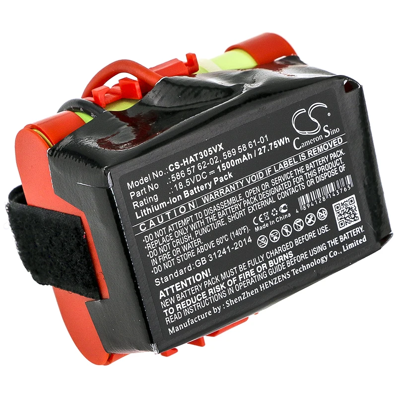 Batteria Cs 1500Mah Per Husqvarna Automower 105 Automower 305 Automower 308