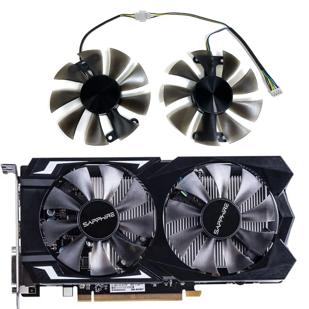 Nuova Ventola Gpu 85Mm 4Pin Rx 560, Rx 460, Per Ventola Di Raffreddamento Della Scheda Grafica Sapphire Rx 560, Rx 550, Rx 460