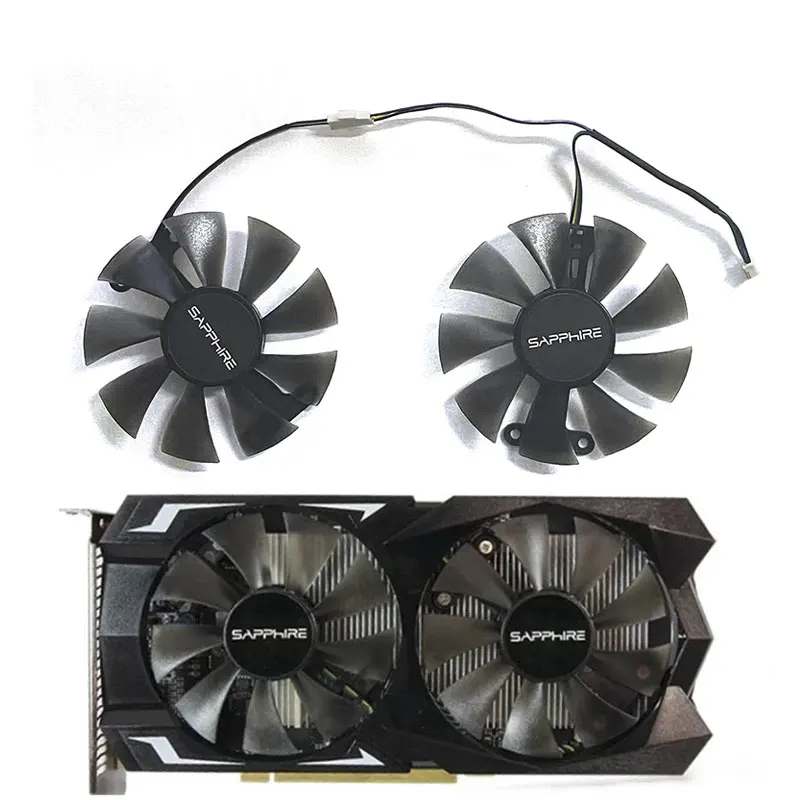 Nuova Ventola Muslimex Rx 560 550 Gpu 85Mm 4Pin Per Ventola Di Ricambio Per Scheda Grafica Sapphire Rx560 Rx 460 550