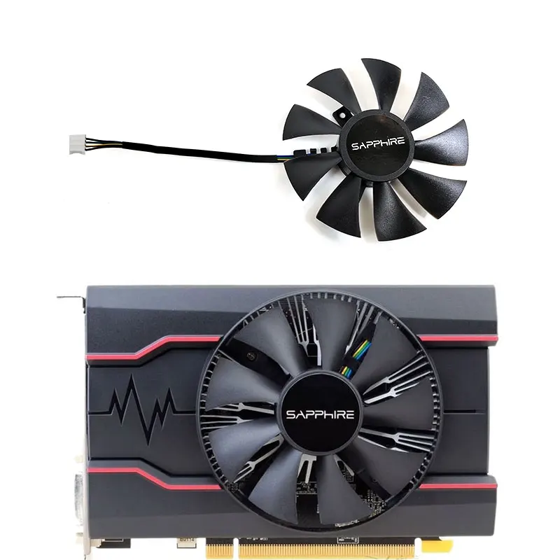 Nuovo 1 Pz 87Mm 4Pin Ga91A2H Rx 550 560 Gpu Ventola, Per Sapphire Rx 550 560 460 R7 360 Ventola Di Raffreddamento Della Scheda Grafica