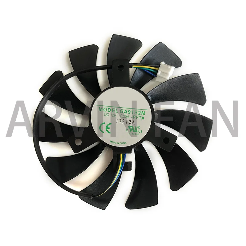 85Mm, Fai Da Te Ga91S2M, Dispositivo Di Raffreddamento Gpu, Ventola Per Scheda Video, Per Rx560 Rx550 2G D5, Rx 560/550 R7 350/240, Sostituire Ha9010H